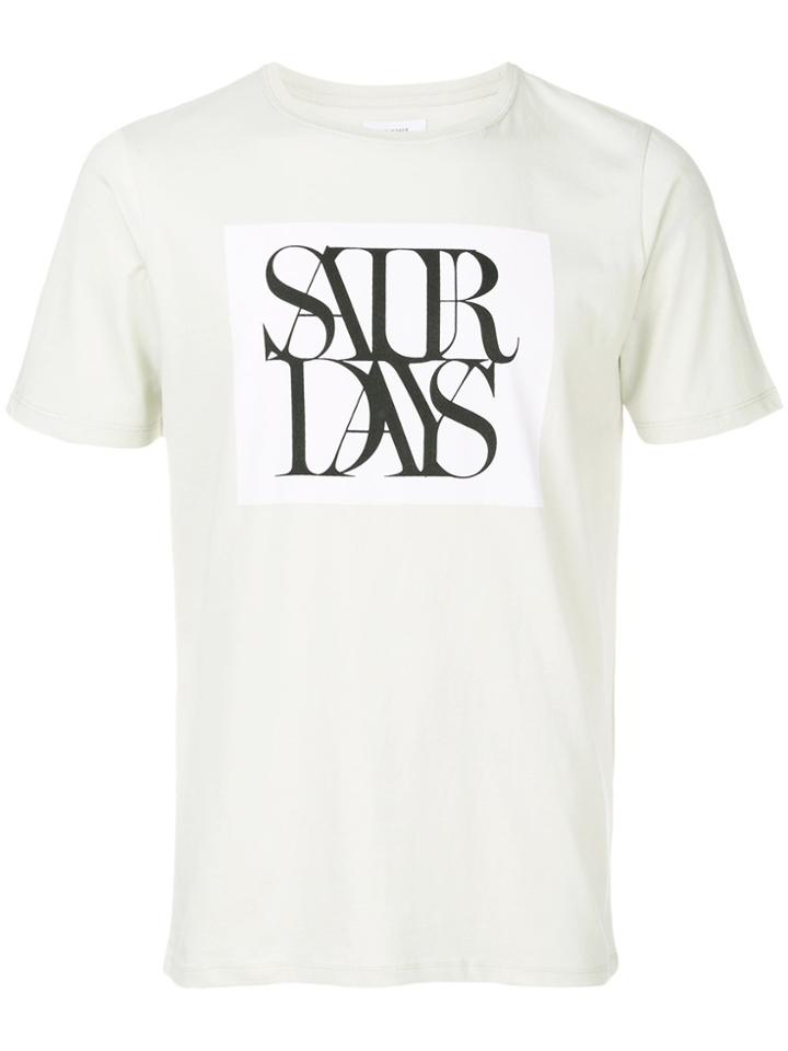Saturdays Nyc Overlap T-shirt - Green