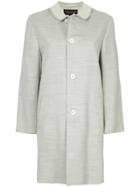 Comme Des Garçons Vintage Club Collar Midi Coat - Grey