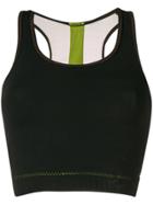 Sàpopa Sheer Racerback Sports Bra - Black