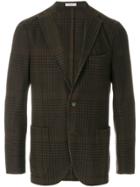 Boglioli Fitted Buttoned Suit Jacket - Brown