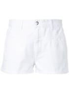 Closed - Pocket Shorts - Women - Cotton - 26, White, Cotton