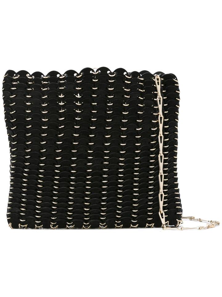 Paco Rabanne - Ring Chain Shoulder Bag - Women - Leather/metal - One Size, Women's, Black, Leather/metal
