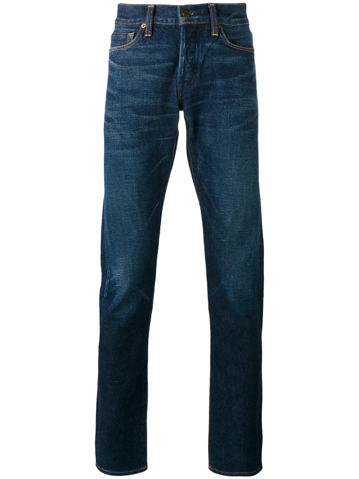Tom Ford Skinny Jeans, Men's, Size: 33, Blue, Cotton