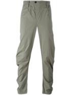Lost & Found Rooms Diagonal Fly Pants, Men's, Size: Large, Grey, Cotton/spandex/elastane
