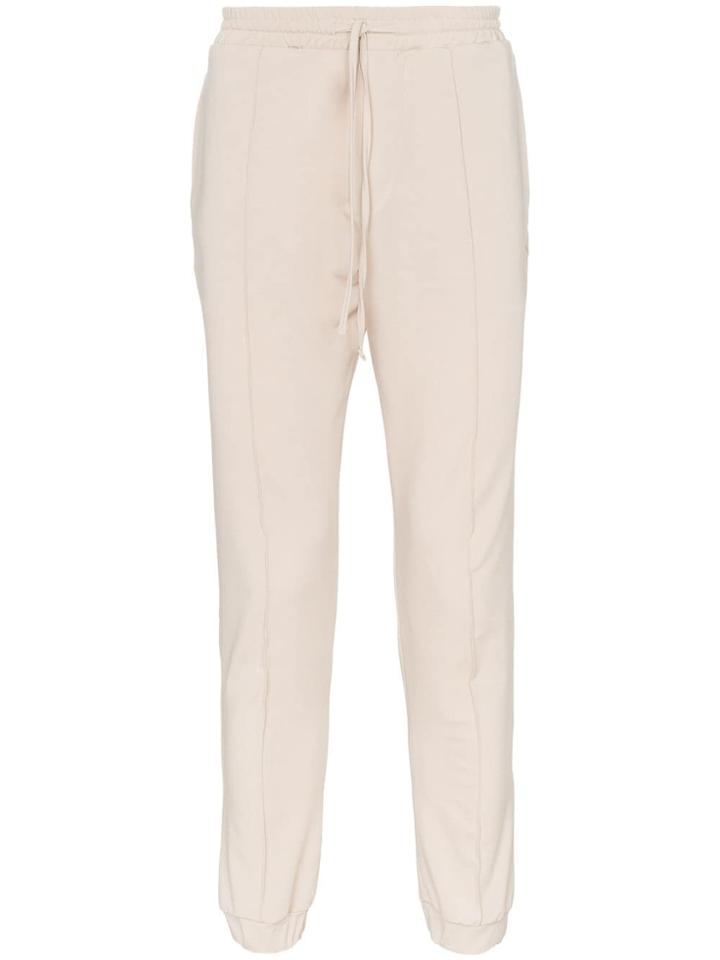 Prevu Signature Reverse Stitch Track Pants - Neutrals