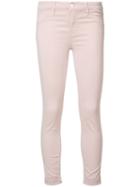 J Brand - Utility Cropped Jeans - Women - Cotton - 25, Pink/purple, Cotton