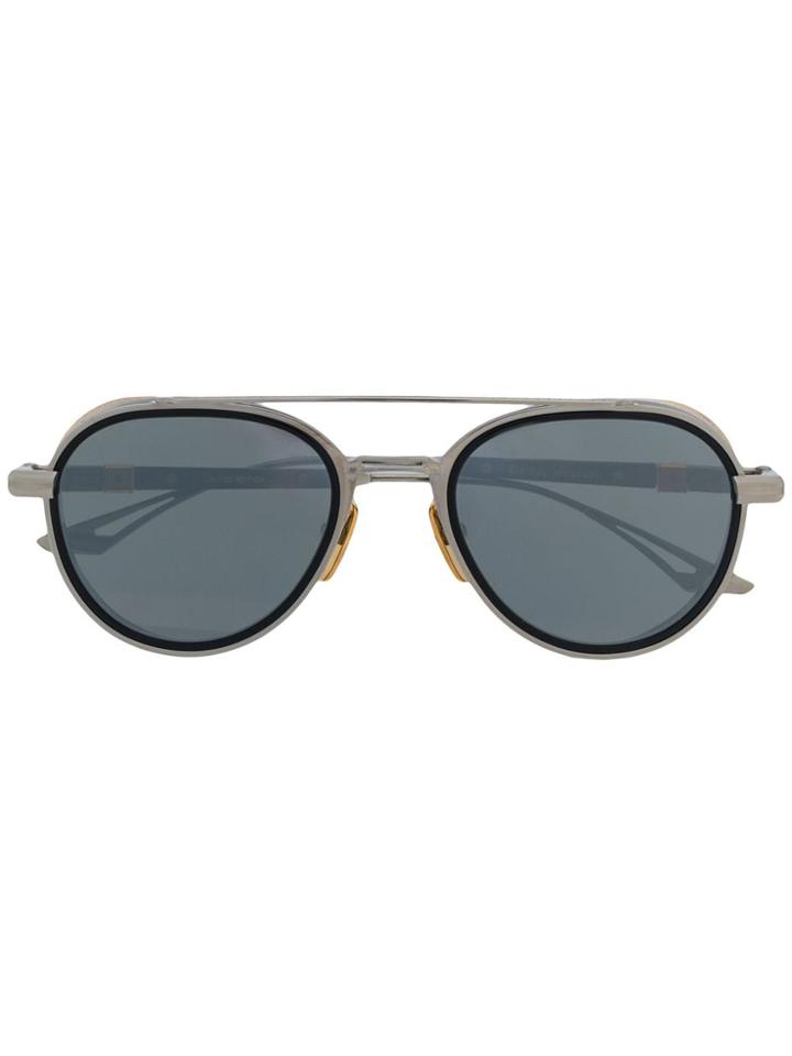 Dita Eyewear Interchangeable Temple Sunglasses - Metallic