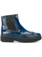 Tod's Flatform Chelsea Boots - Blue