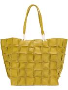 Jamin Puech Patchwork Shopper Tote - Yellow & Orange