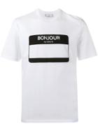 Ami Alexandre Mattiussi Name Tag Print T-shirt, Men's, Size: Xl, Cotton