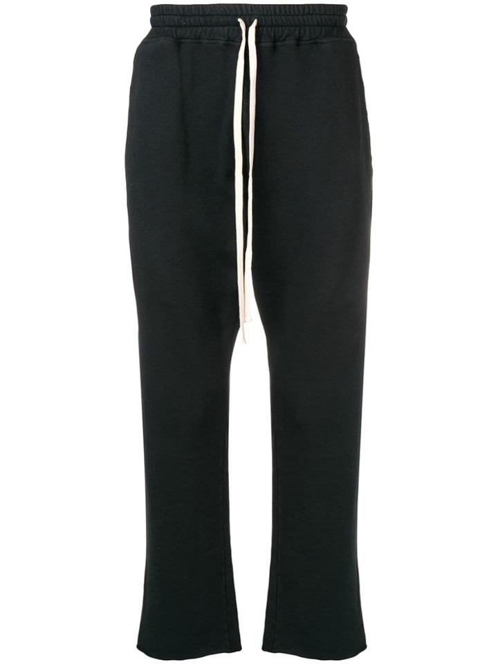 Billy Los Angeles Logo Print Track Pants - Black