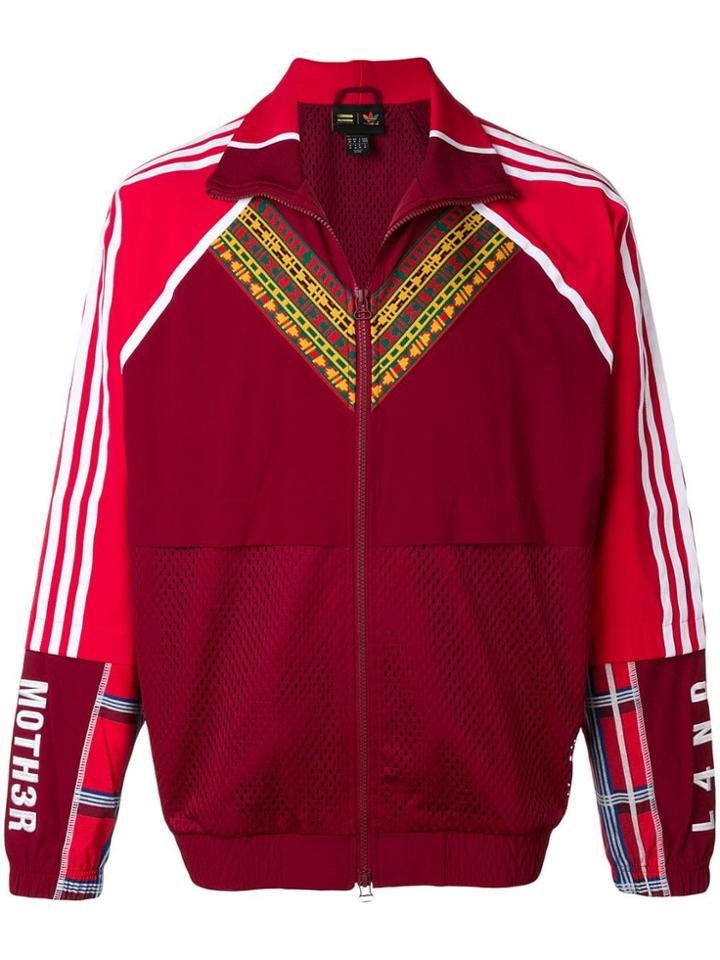 Adidas By Pharrell Williams Zip Front Track Jacket - Red