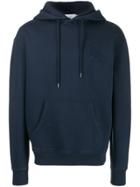 Closed Logo Embroidered Hoodie - Blue