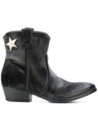 Fausto Zenga Star Western Boots - Grey