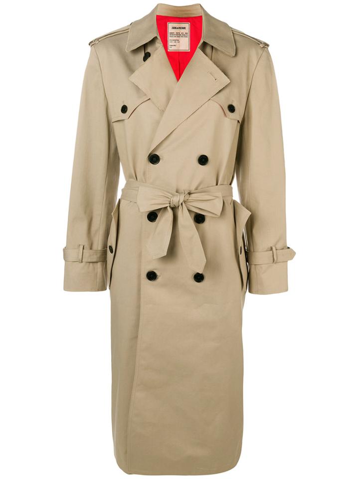Zadig & Voltaire Mia Trench Coat - Nude & Neutrals