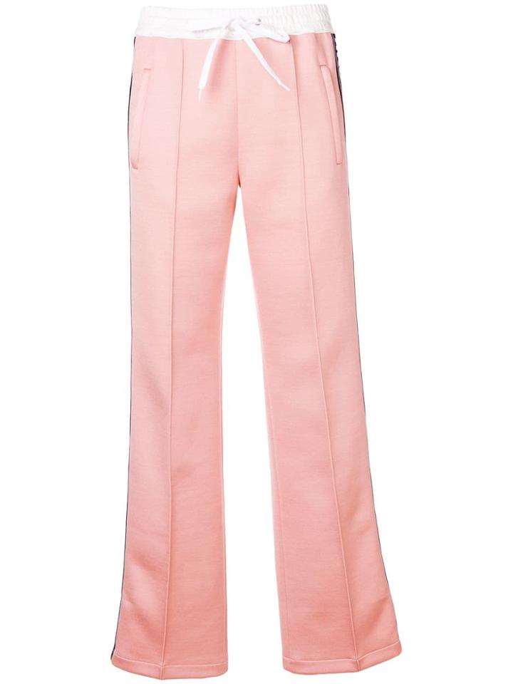 Miu Miu Straight-leg Sweatpants - Pink