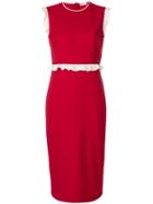 Red Valentino Ruffled Details Dress