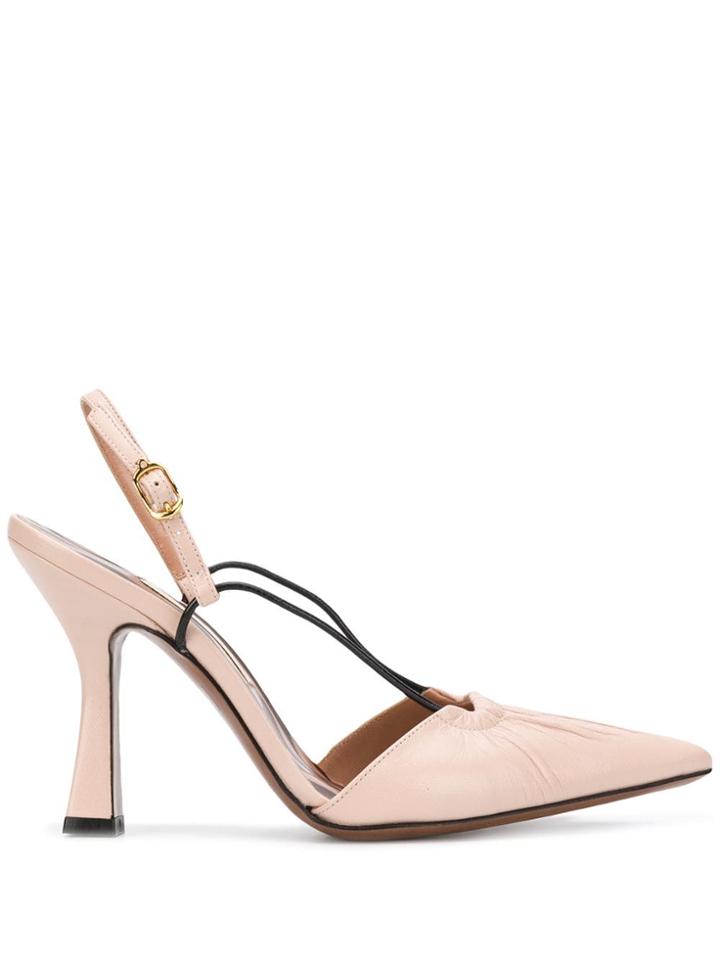L'autre Chose Heeled Pointed Pumps - Pink