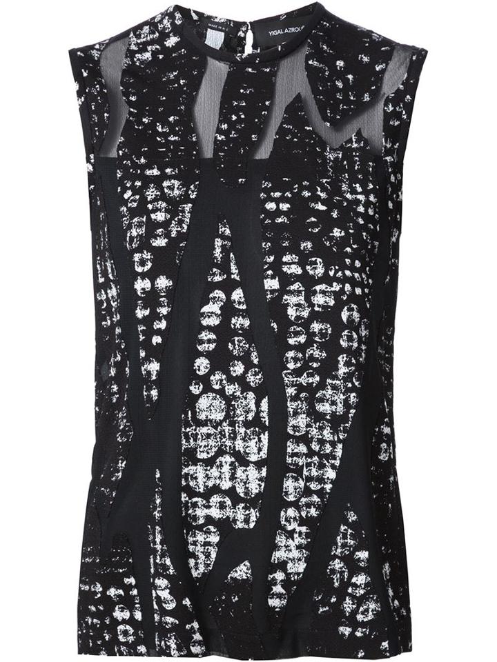 Yigal Azrouel Burn Out Top