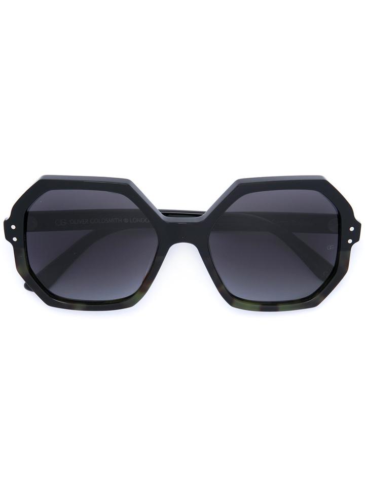 Oliver Goldsmith Yatton Sunglasses, Women's, Black, Glass/acetate