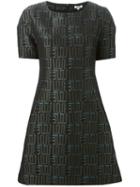 Kenzo Love Jacquard Dress, Women's, Size: 36, Green, Viscose/polyester