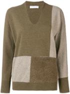 Fabiana Filippi Colour-block Jumper - Green