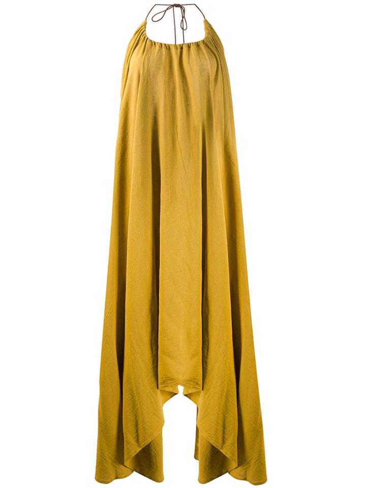 Caravana Halter Neck Dress - Yellow