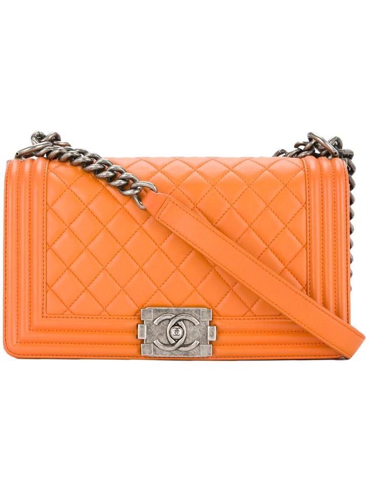 Chanel Vintage Boy Shoulder Bag - Yellow