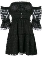 For Love And Lemons Modern Love Off-shoulder Dress - Black