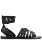 Ancient Greek Sandals Zaira Flat Sandals - Black