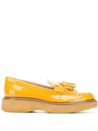 Tod's Patent Platform Loafers - Yellow