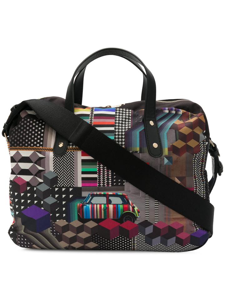 Paul Smith Graphic Print Messenger Bag - Multicolour