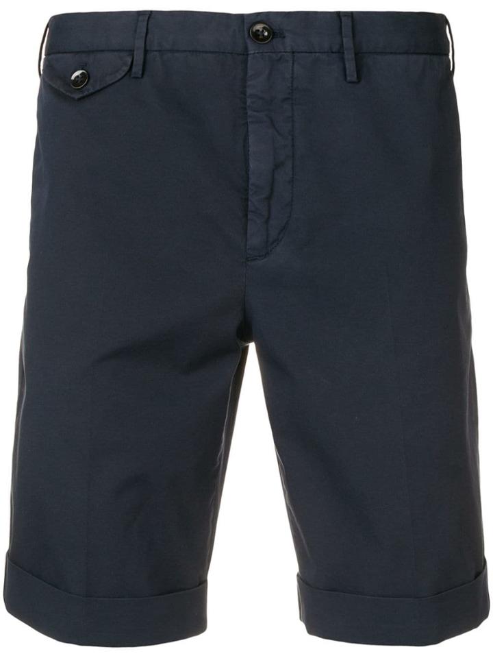 Incotex Blue Chino Shorts