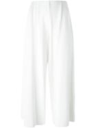 Harris Wharf London Wide-leg Cropped Trousers