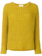 Humanoid Ribbed Knit Jumper - Yellow & Orange