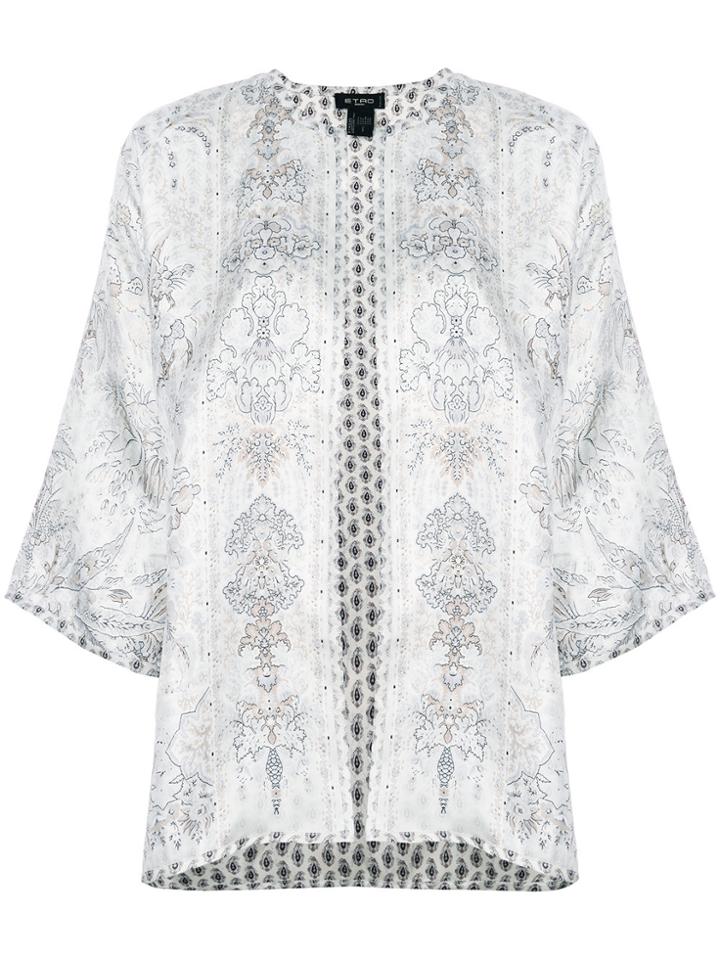Etro Open-front Jacket - Nude & Neutrals