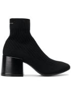 Mm6 Maison Margiela Heeled Sock Boots - Black
