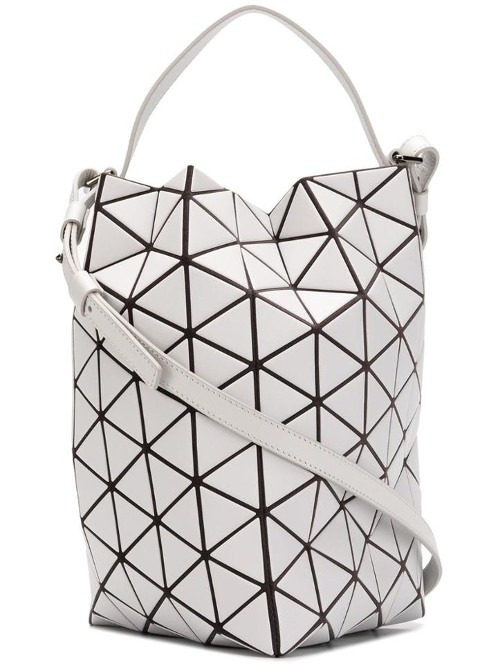Bao Bao Issey Miyake Triangle Tote Bag - White