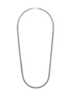 Tom Wood Metallic Sterling Silver Curb Chain