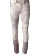 Isabel Marant Skinny Trousers, Women's, Size: 36, Grey, Cotton/spandex/elastane/elastodiene