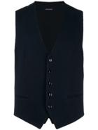 Tagliatore V-neck Waistcoat - Blue