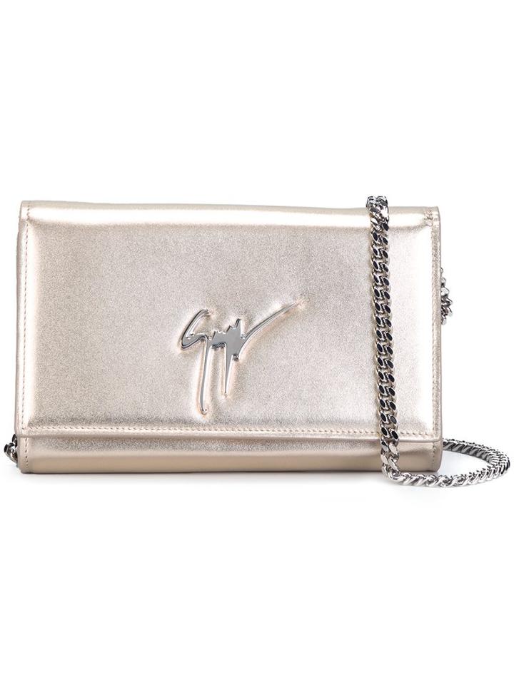 Giuseppe Zanotti Design 'lory' Clutch, Women's, Grey