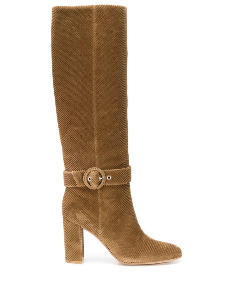Gianvito Rossi Knee-length Buckle Boots - Neutrals