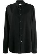Hope Plain Button Shirt - Black