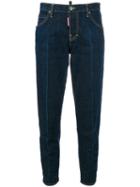 Dsquared2 - Tapered Jeans - Women - Cotton - 38, Blue, Cotton