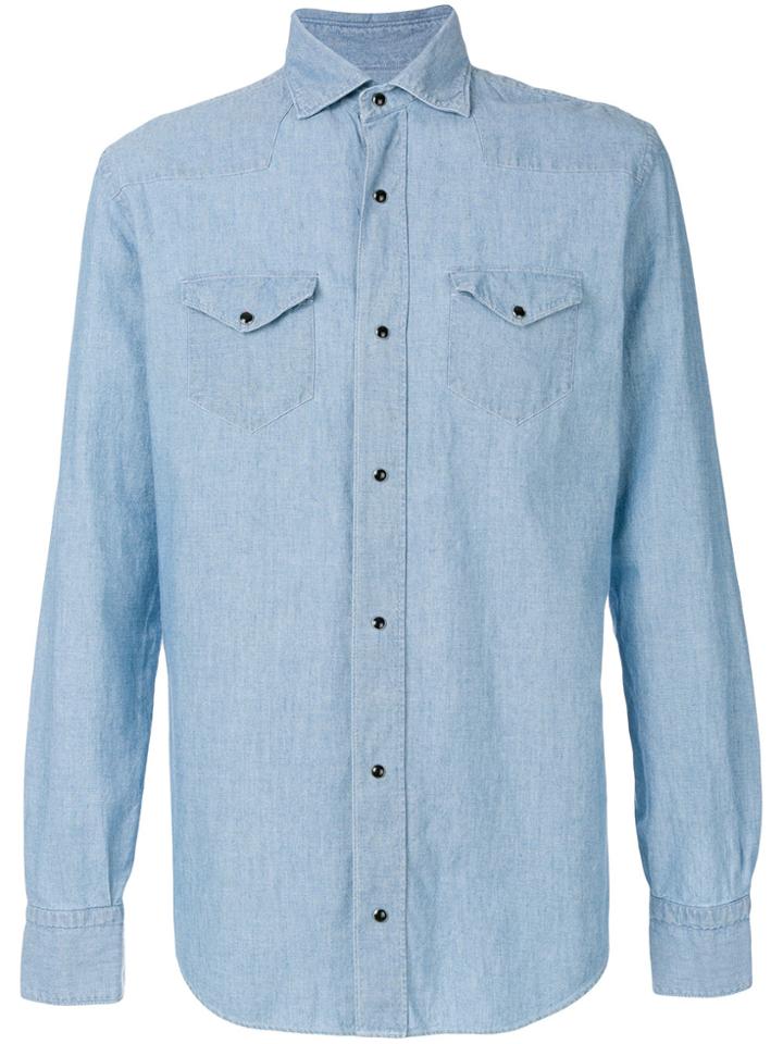 Eleventy Plain Shirt - Blue