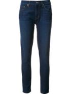 Derek Lam 10 Crosby Dark Wash Skinny Jeans, Women's, Size: 26, Blue, Cotton/polyester/spandex/elastane