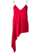 Manning Cartell Asymmetric Cami Top, Women's, Size: 8, Red, Viscose