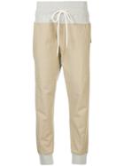 Bassike Utility Drill Track Pants - Nude & Neutrals