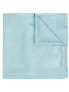 Coach - Wrap Scarf - Women - Silk/wool - One Size, Blue, Silk/wool